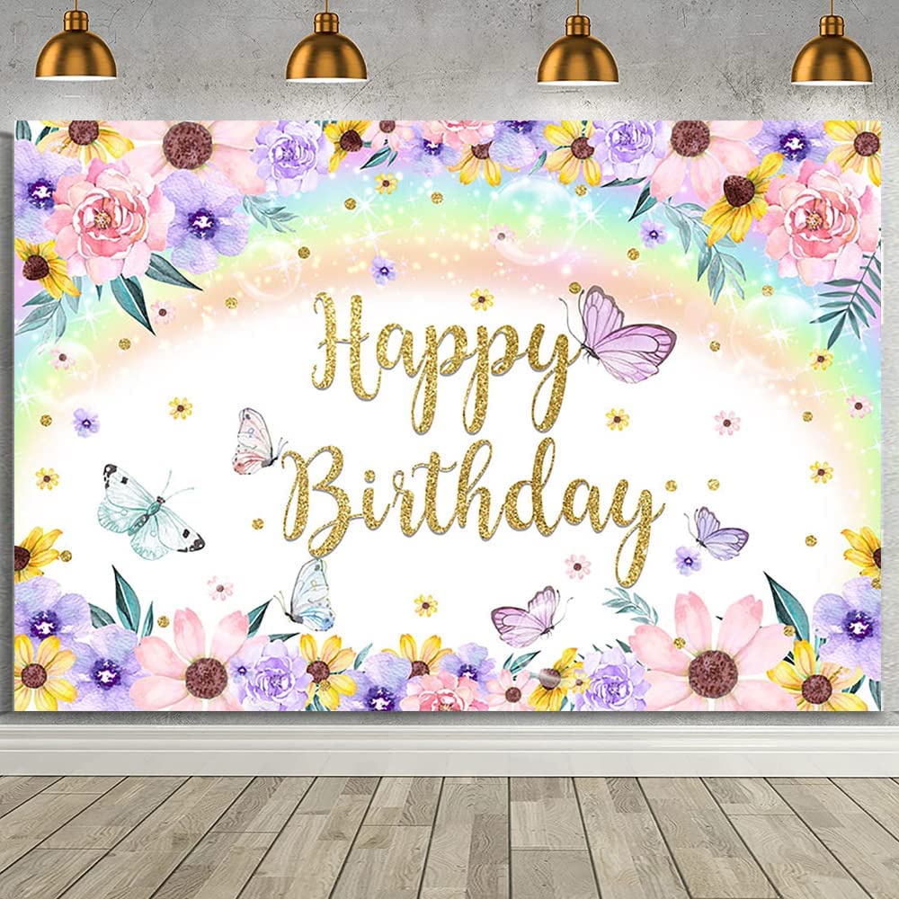 ARIEL LITTLE MERMAID Backdrop Princess Girls Birthday Party Background
