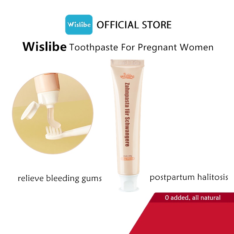 Wislibe Special Toothpaste for Pregnant Women Fluoridefree Relief From