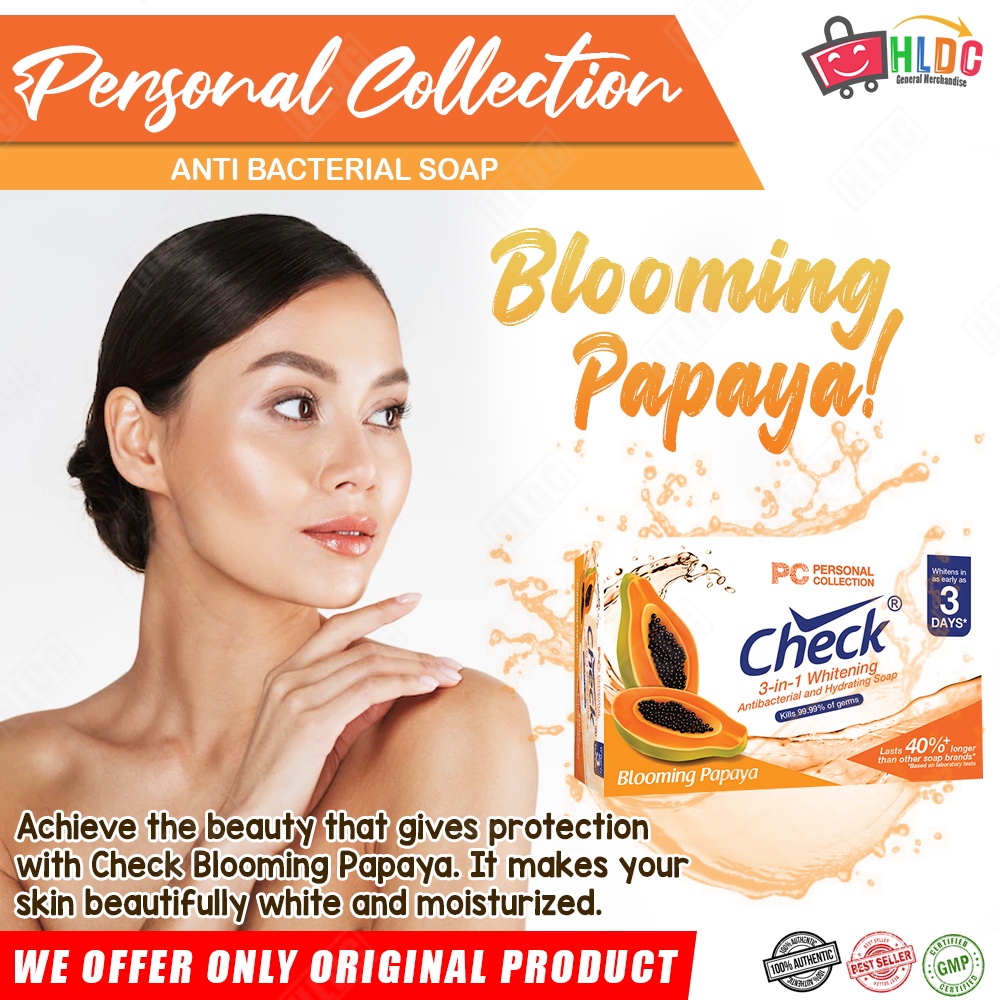 Personal Collection Check Blooming Papaya 3in1 Whitening, Hydrating
