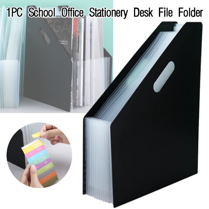 A4 Standing Slanted Expandable File Holder Organizer | Shopee Philippines