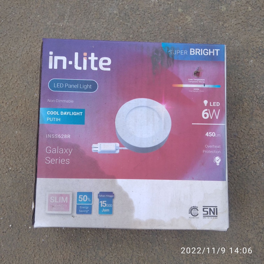 Inlite LED Panel Light 6 Watt LED Downlight Downlight | Shopee Philippines