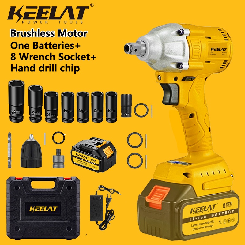 KEELAT Orig KID005 3 in 1 Power Tools Impact Wrench Cordless Drive