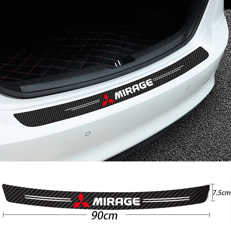 4PCS Car Door Sill Protector For Mitsubishi Mirage 1978-2025 A03,Car Door Sill Plate Protectors,Anti-Scratch Welcome Pedal Protector