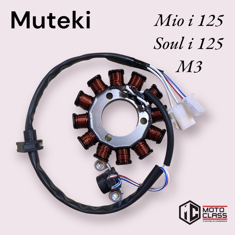 MUTEKI STATOR COIL MIO I 125 / soul i 125 107437 Shopee Philippines