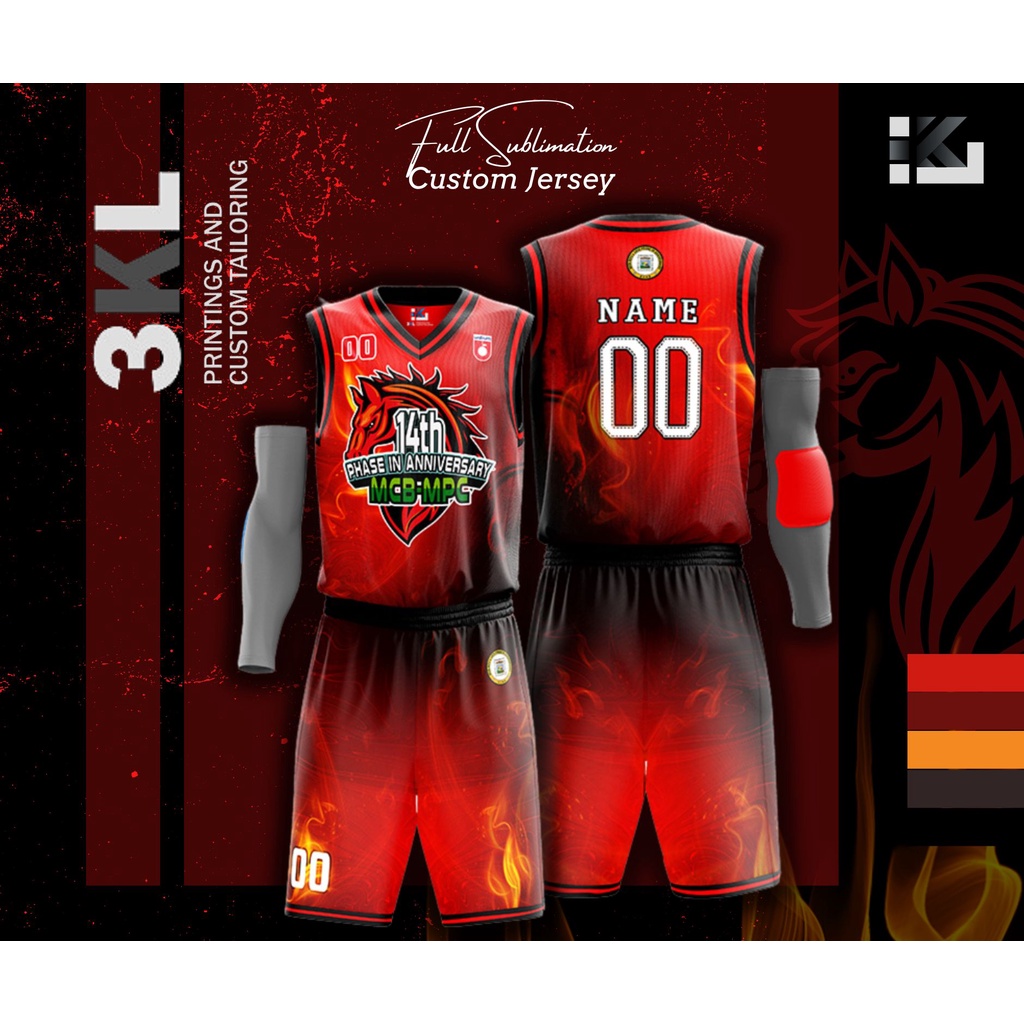 Full Sublimation Basketball Jersey Design