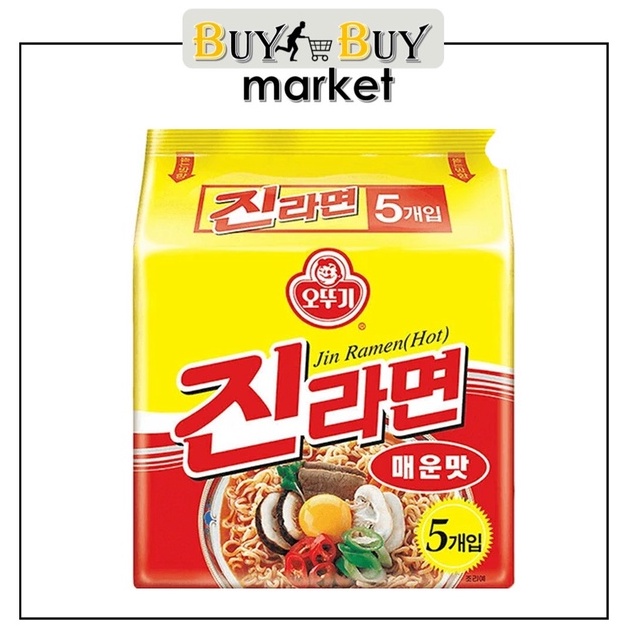 *expiration date2024Y**promo***Ottogi Jin Ramen Spicy 600g (120g x 5