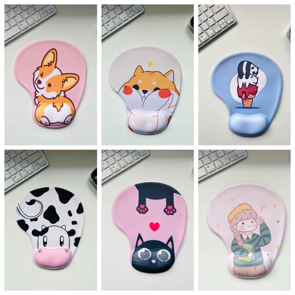 Wrist Support Mouse Pad Cute Designs Shopee Philippines