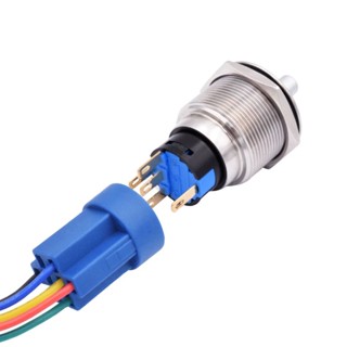 22mm Drehschalter Metall - 2/3 Positionen Mit LED Für 12-24V Schaltschrank