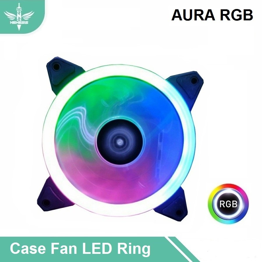 Nyk Nemesis Casing Fan 12cm case Fan LED Aura RGB | Shopee Philippines