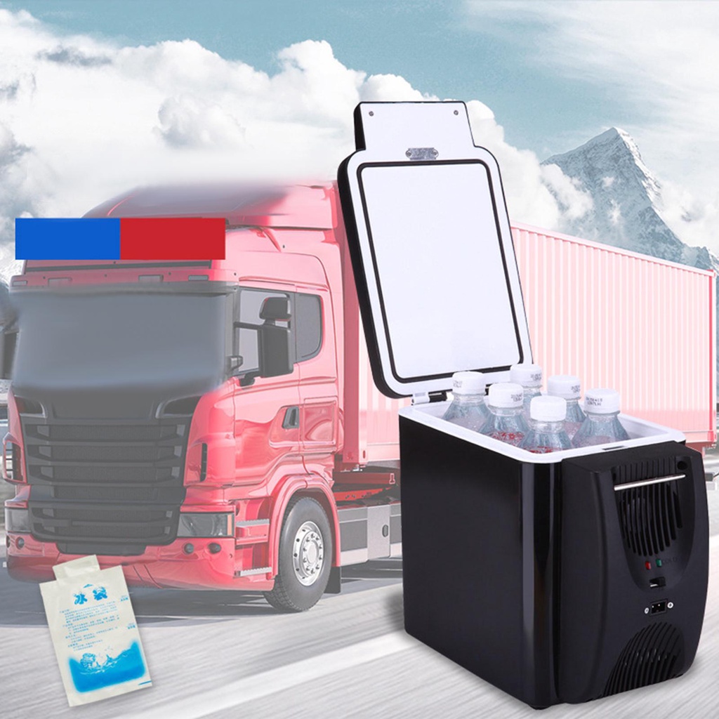 6 Liter Mini Fridge Cooler And Warmer Cooling Warming Dual Use 12v Car