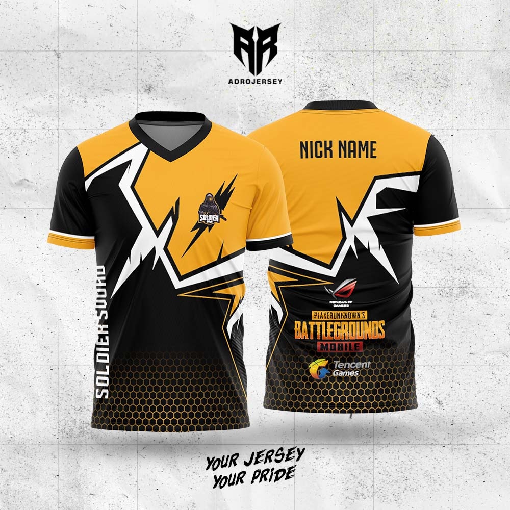 Jersey Gaming Bisa Custom Design ( Game ML Mobile Legends , FF Free ...