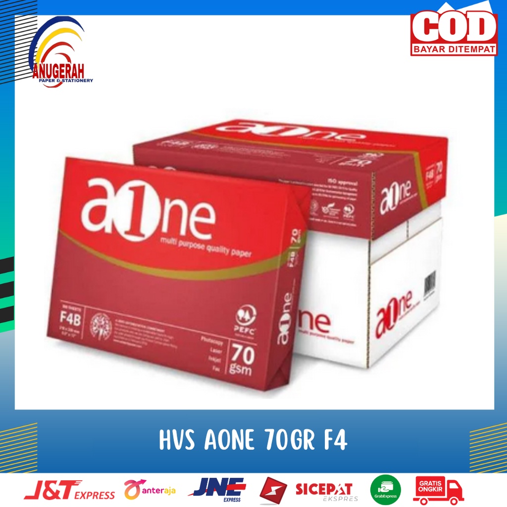HVS AONE Folio F4 Paper 70 Grams (RIM) | Shopee Philippines
