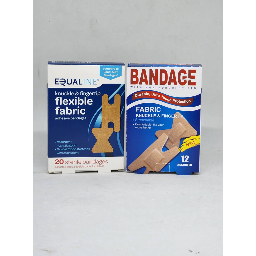 Equaline Knuckle Fingertip BandAids Adhesive Bandages 20s Shopee