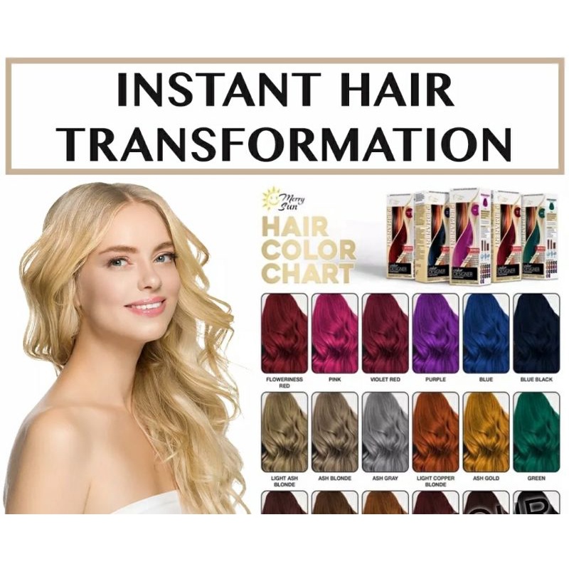 MERRY SUN PERMANENT HAIR COLOR!!!COD!!! sale | Shopee Philippines