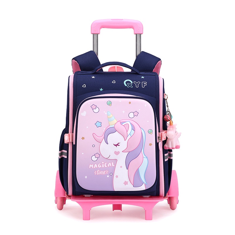 School Trolley bag for Kids Girls Boys Rolling Backpacks Kids Trolley