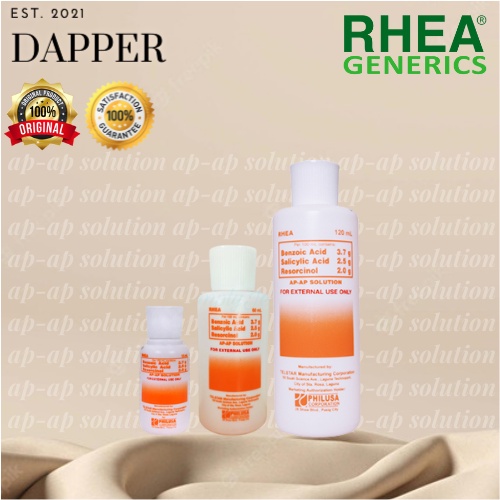 RHEA Ap Ap Solution Original Shopee Philippines