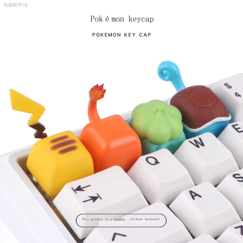 Pokemon Pikachu keycap Pokemon Pokemon Pikachu little fire dragon Jenny ...
