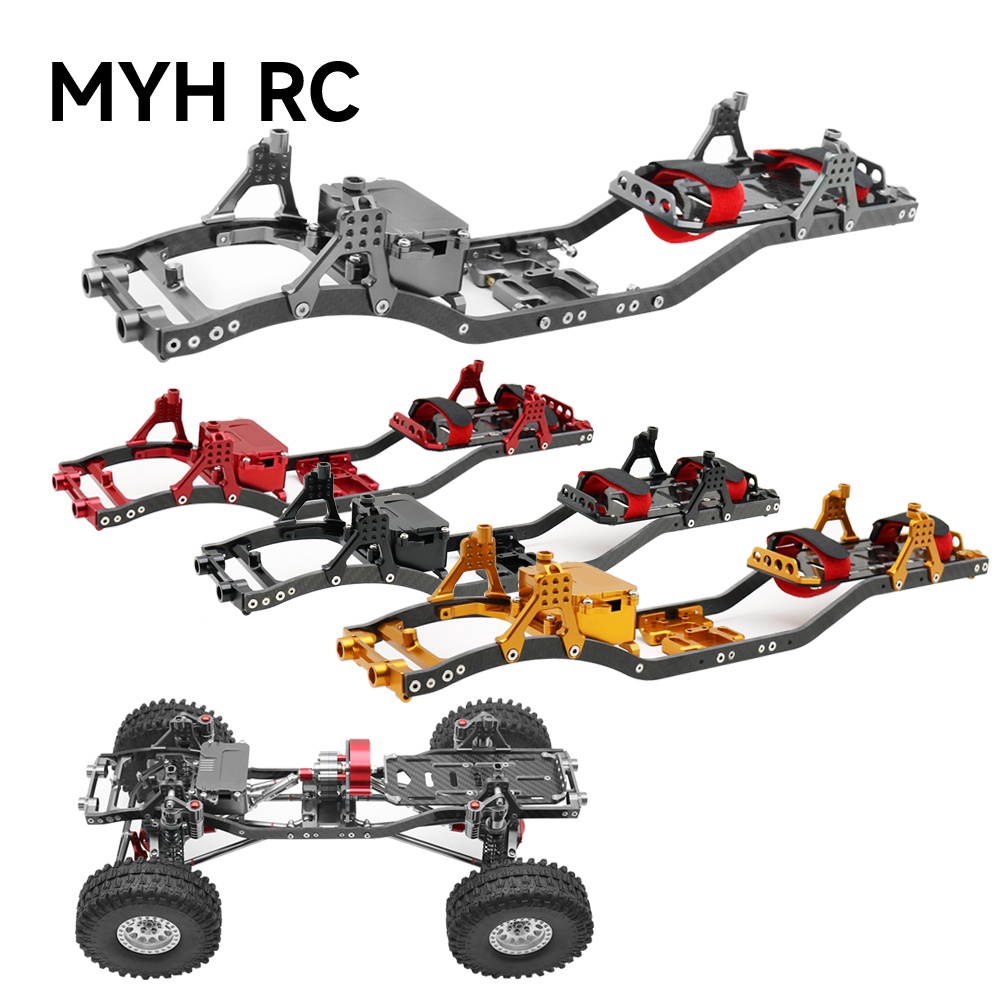 MYHRC Carbon Fiber Girder 4MM 275/313/324 wheelbase CNC Metal Chassis ...
