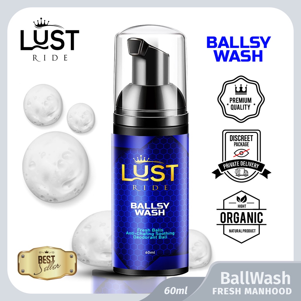 Lust Ballsy Ballwash Charcoal Body Wash for Men - Moisturizing Men’s ...