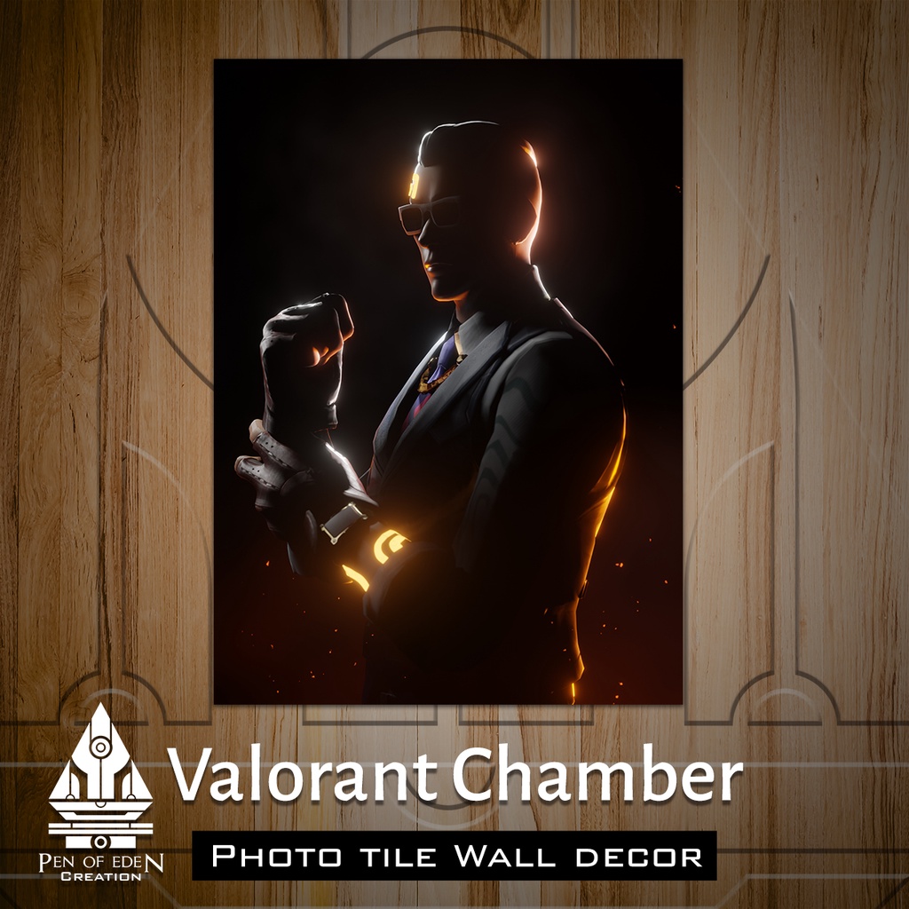 Valorant Chamber Photo Tile Wall Decor Shopee Philippines