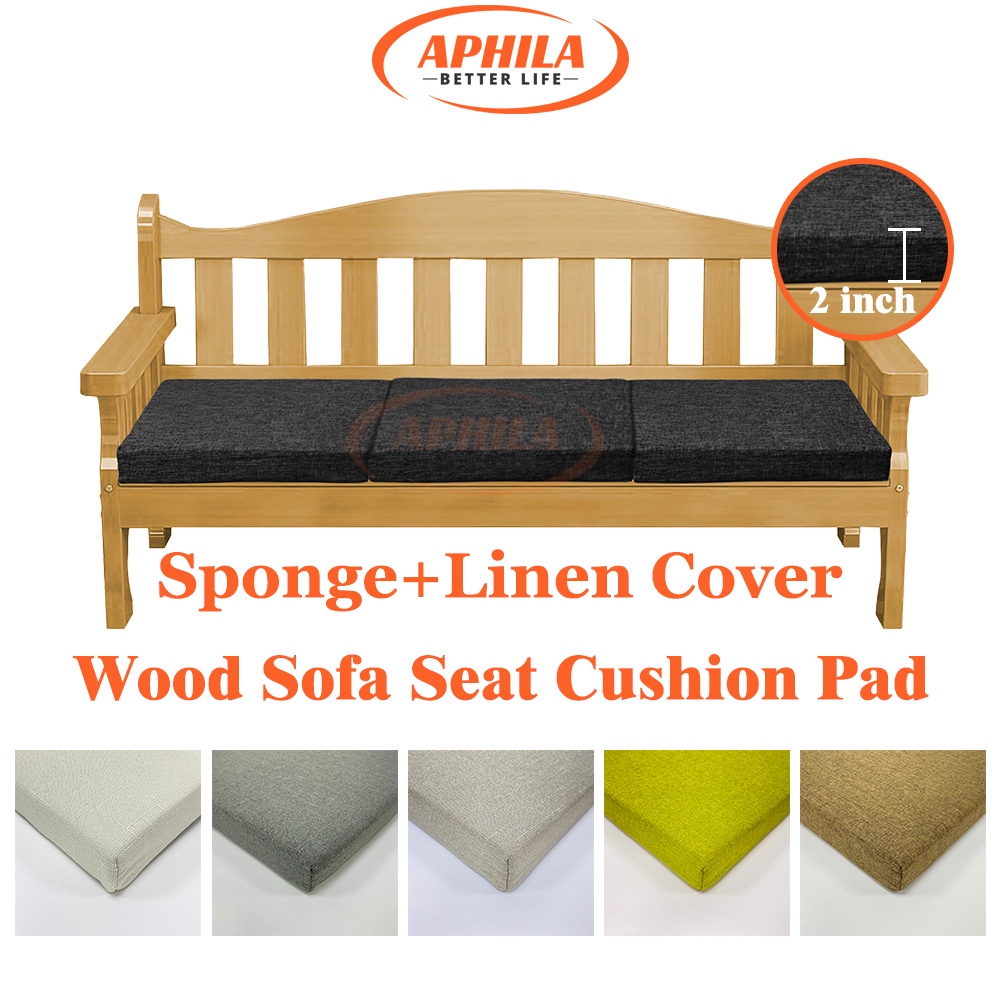 Aphila Sofa Seat Cushion for Wooden Sofa Chair Cushion Pad Chair Seat