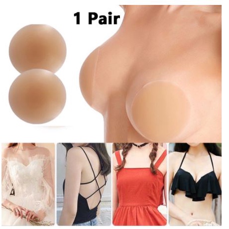 Nipple Covers Breast Reusable Silicone Nipple Cover Bra Pad Skin Adhesive  Gel