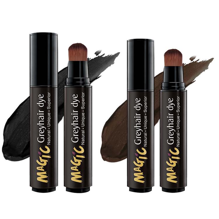 White Hair Cover Pen Hair Root Touch Up Black Brown Hair Color Stick