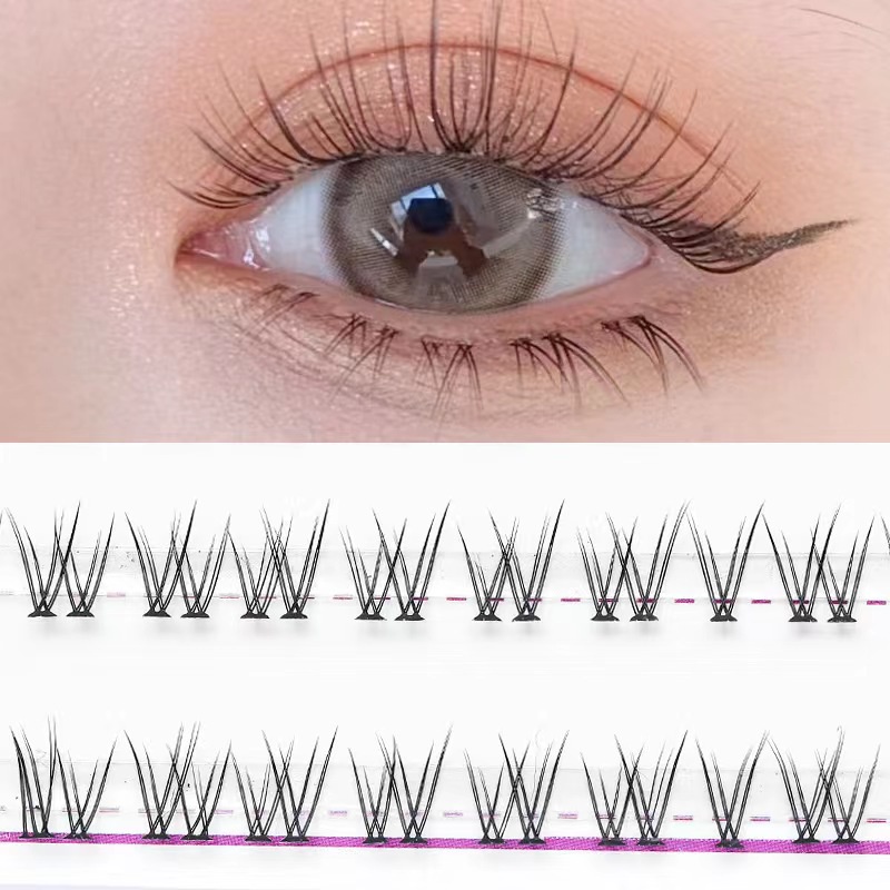 Mikiwilash Natural Lower Eyelashes Undear Lashes Bottom Lashes Handmade ...