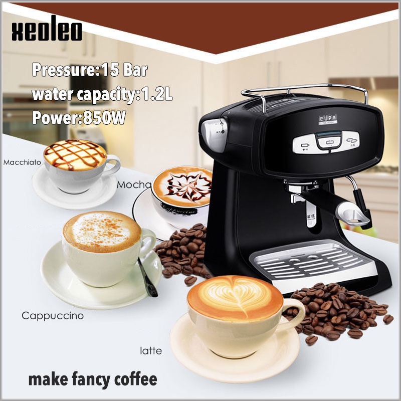 Xeoleo 15 Bar Espresso Coffee Machine Pump Pressure Machine Espresso