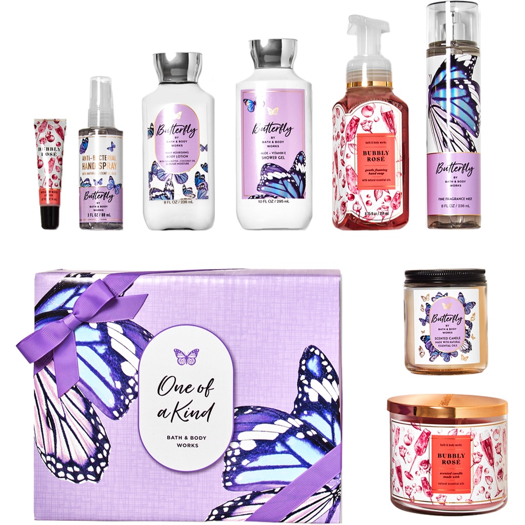 Bath And Body Works Butterfly One Of A Kind Box T Set Bbw Bath And