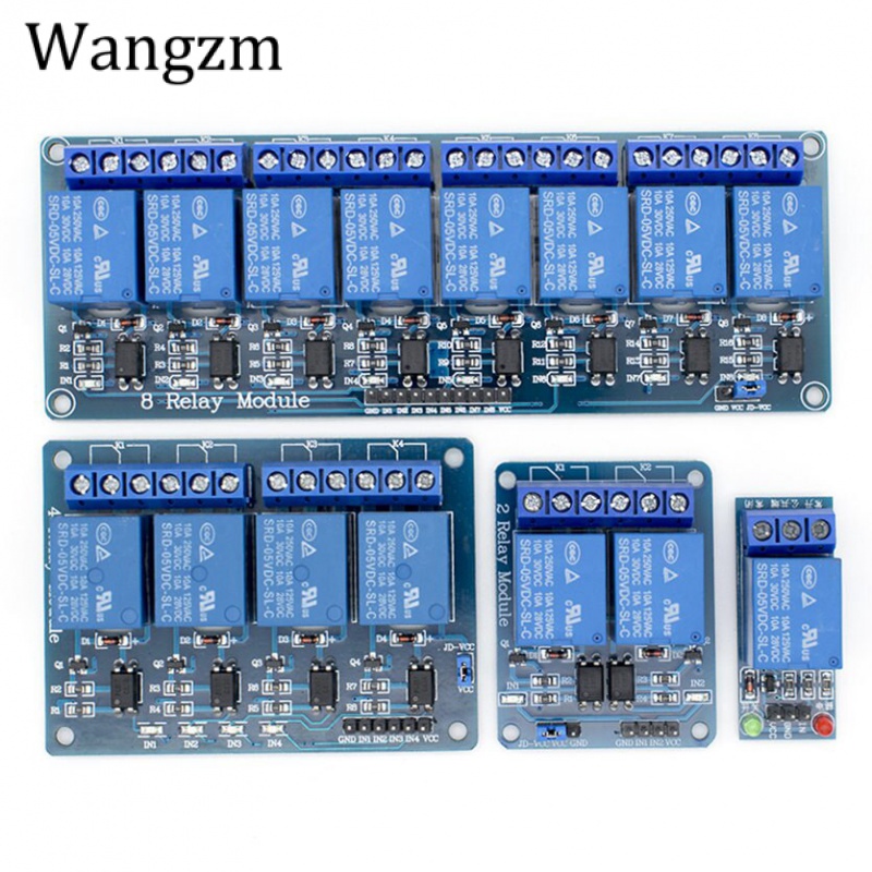 5v 1 2 4 8 Channel Relay module with optocoupler. Relay Output X way ...