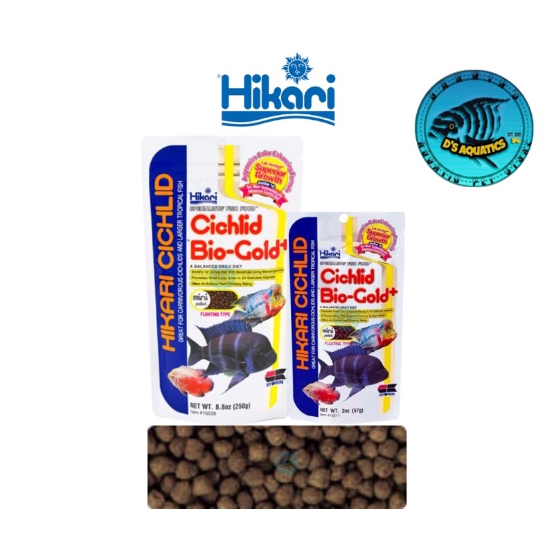 HIKARI Cichlid Bio-Gold Plus (57grams, 250grams) | Shopee Philippines