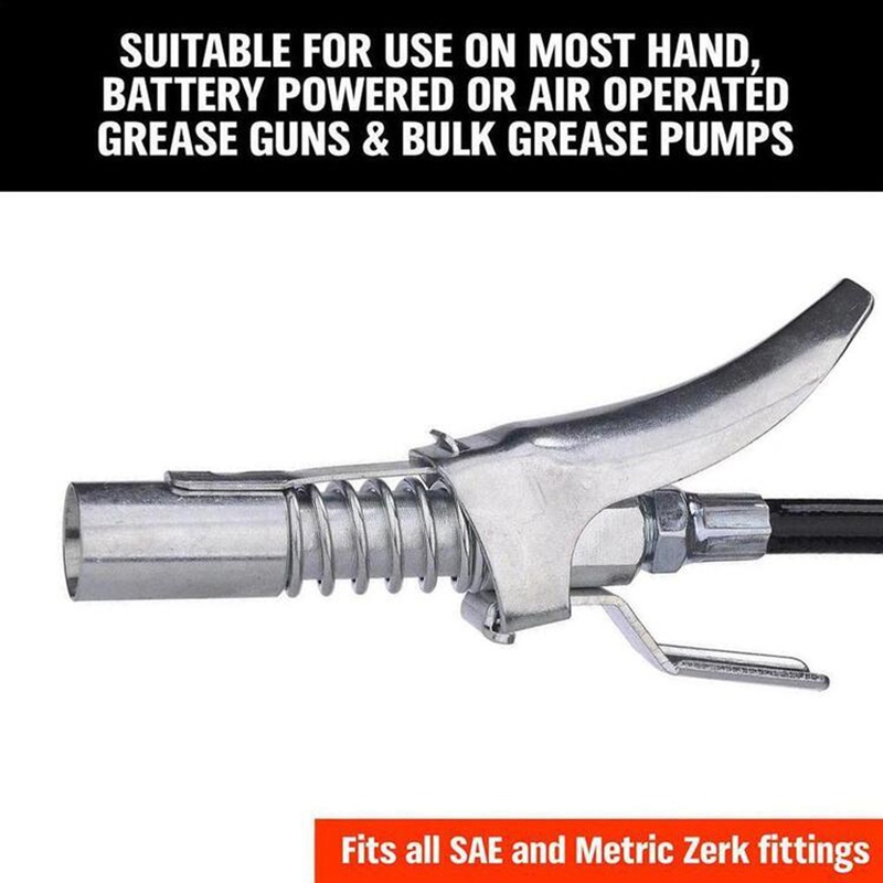 Ezpz Lube 10,000 Psi Lock Grease Coupler Highpressure Oil Injection