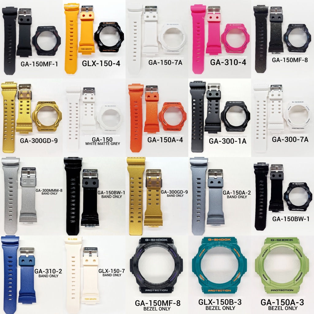 CASIO G SHOCK BAND AND BEZEL GA150 GLX150 GA300 GA310 GA 150 GA 300 GLX 150 GA 310 Shopee Philippines