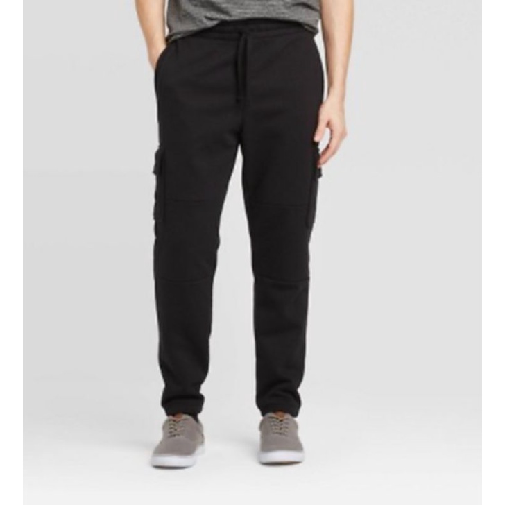 GOODFELLOW & CO [ 560704] Men's Knit Jogger Pants Black Shopee