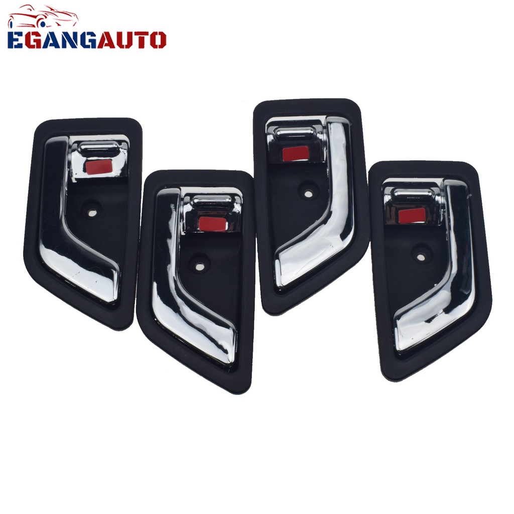 Chrome Black Interior Inner Inside Car Door Handles Left Right for Hyundai Getz/Click/TB 0209