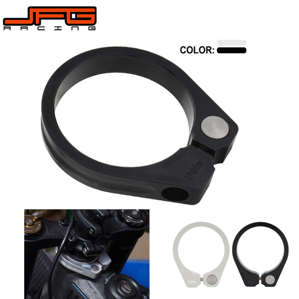 JFG Racing Motorcycle Accessory 1PC Pipe Reinforced Riser Clamp For Sur ...