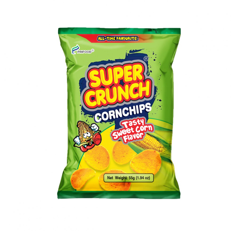 Super Crunch Cornchips Sweet Corn 55g | Shopee Philippines