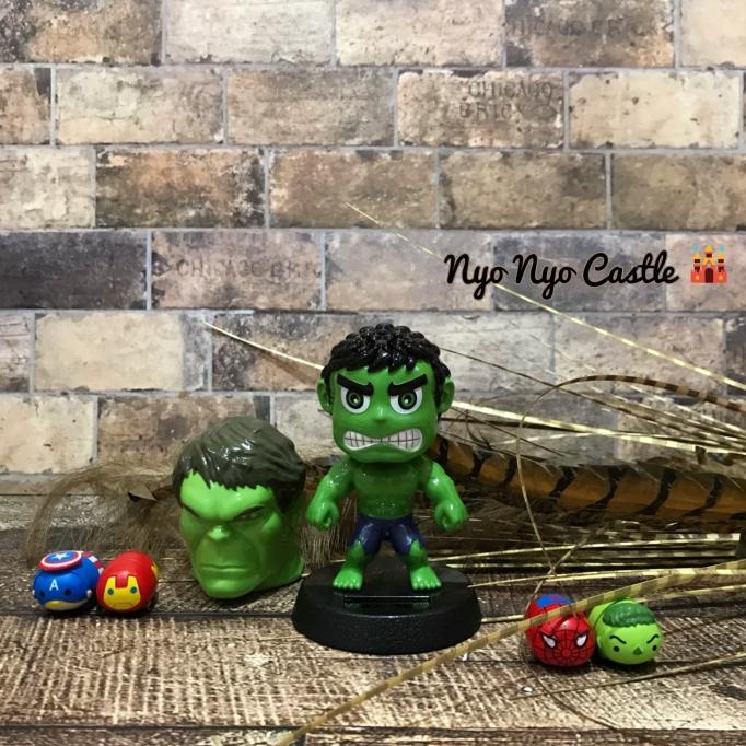 Marvel Avengers Hulk Bobble Head Car Dashboard Solar Display Shopee Philippines