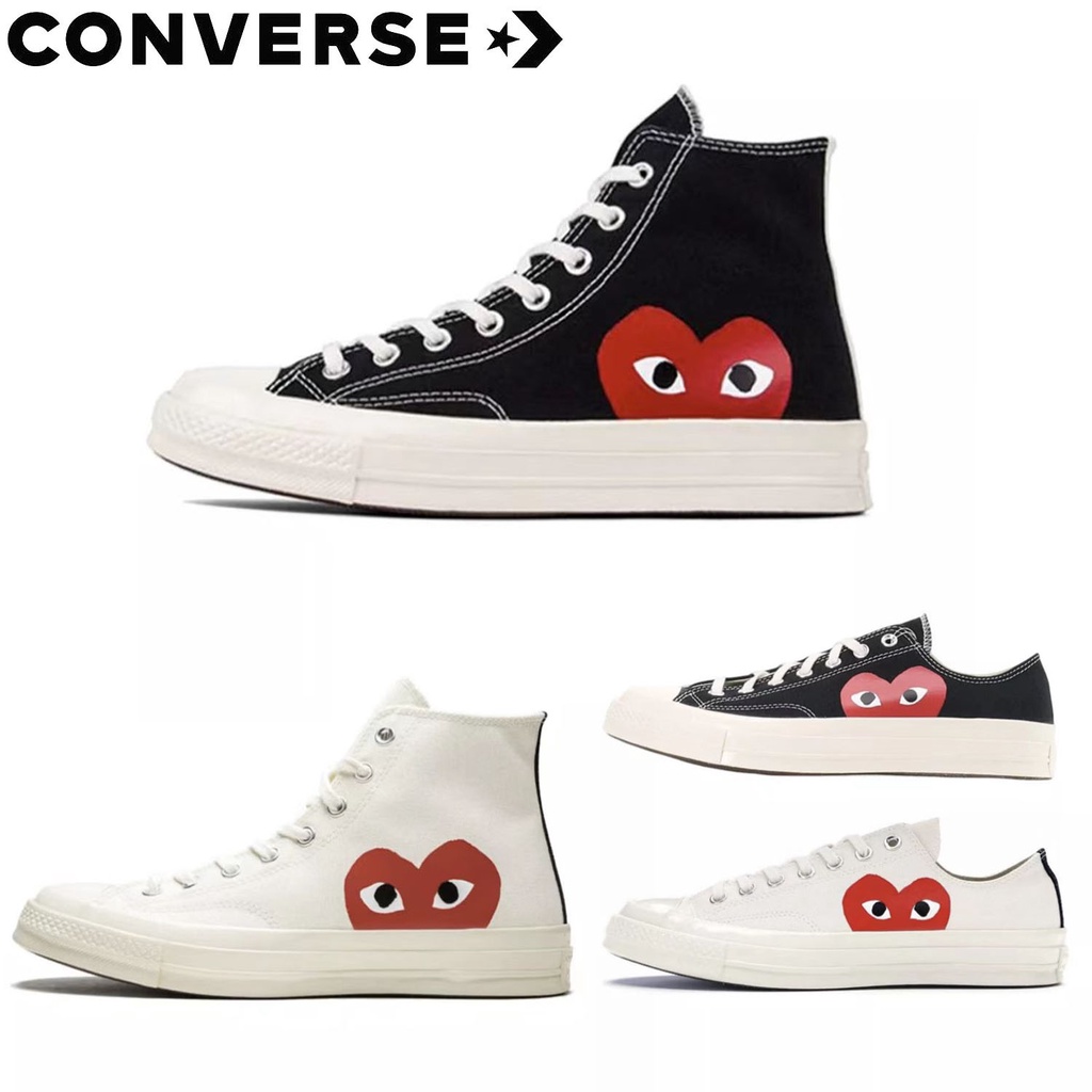 CDG Play x Converse Chuck Taylor All Star 1970s Comme des Garcons red ...