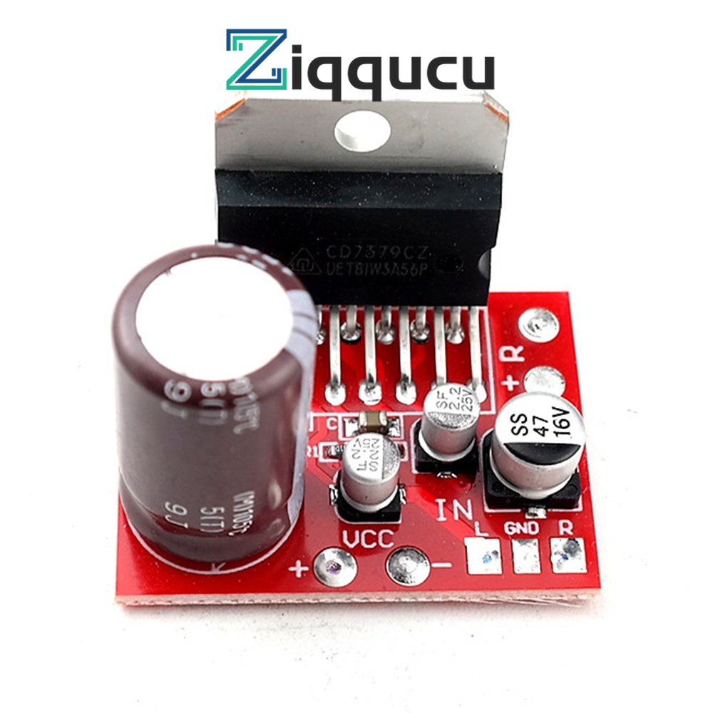 ZIQQUCU TDA7379 CD7379 Stereo Power Amplifier Board Module Double ...