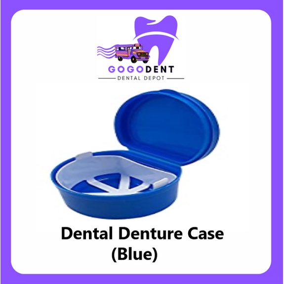 Dental Denture Case Blue(sold pr pcs) | Shopee Philippines