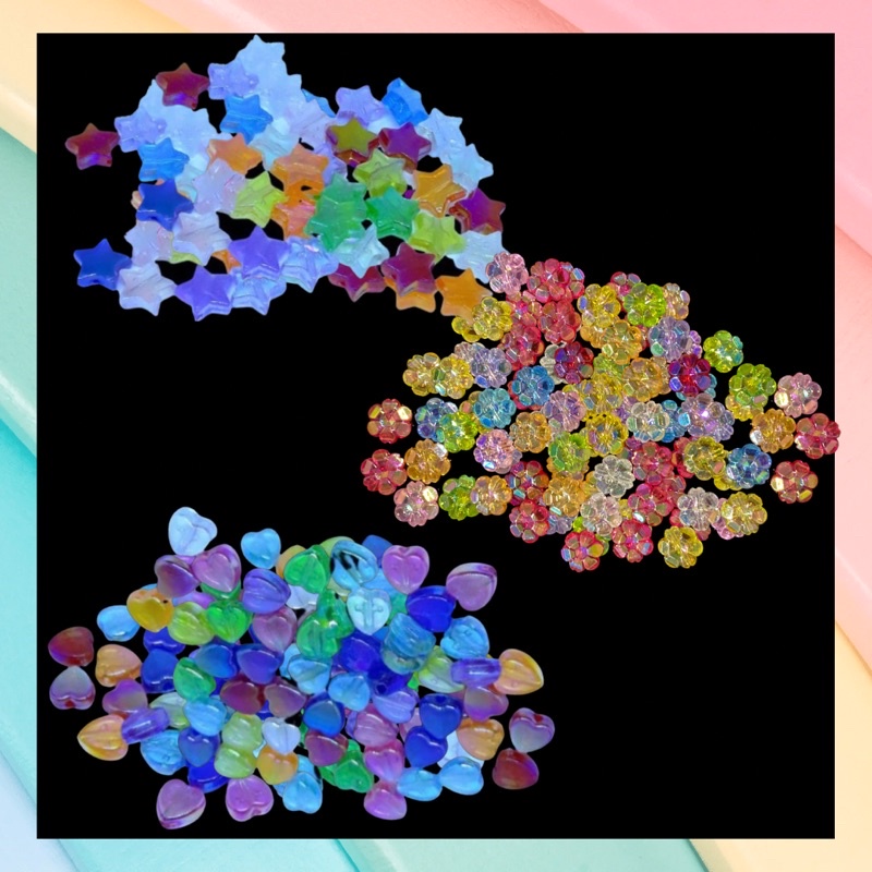 DIY Craft Beads And Charms Kit MINIMISSMIANYC Beaded Keychain Kit - 421 PCS DIY Keychain Supplies With Letters & Charms Bag Charm Making Kit