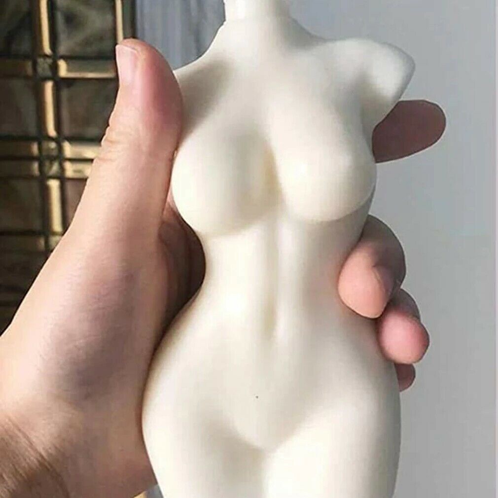 Sex Body Candle Mold 3D Female Silicone Mold Curvy Human Female Torso