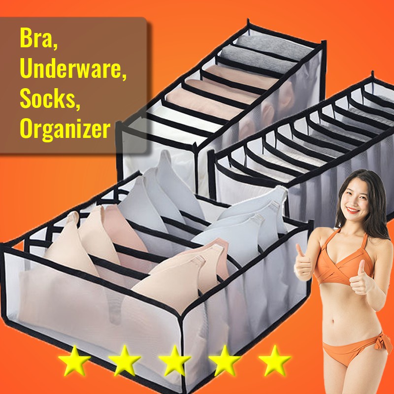 Underwear Bra SHAWL TURBAN hijab Organizer Ikea Style Wardrobe Drawer