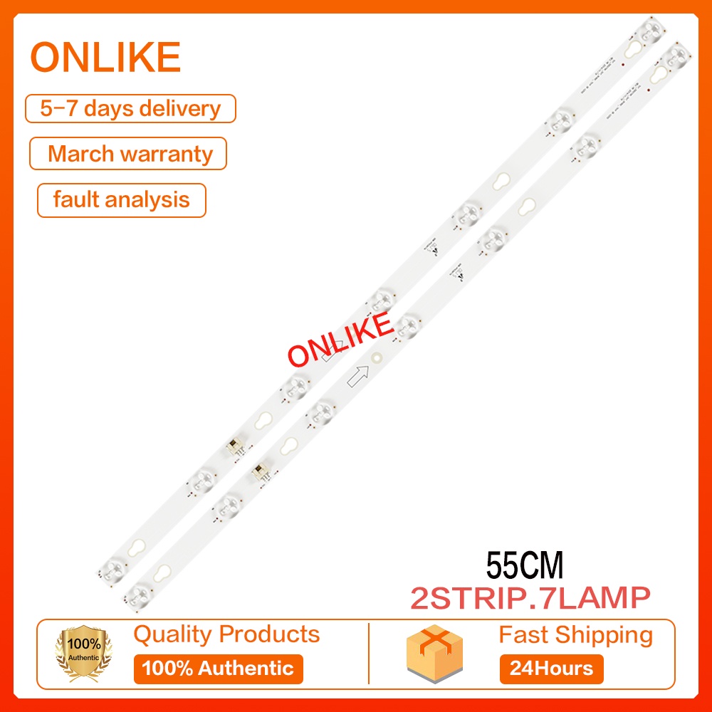 2PCS 7 LEDs L32F1680B TV Backlight Strip 32HR330M07A2 V2 BEFORE ...
