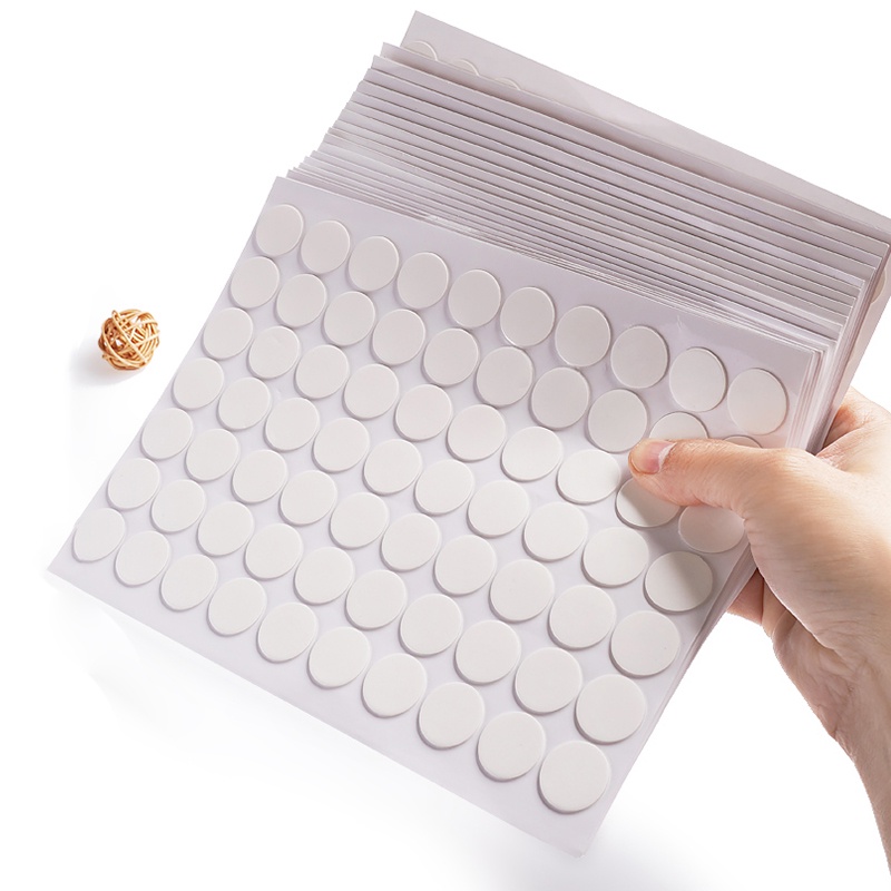 Strong-Sticky Round Dots Double-sided Adhesive School Office ...