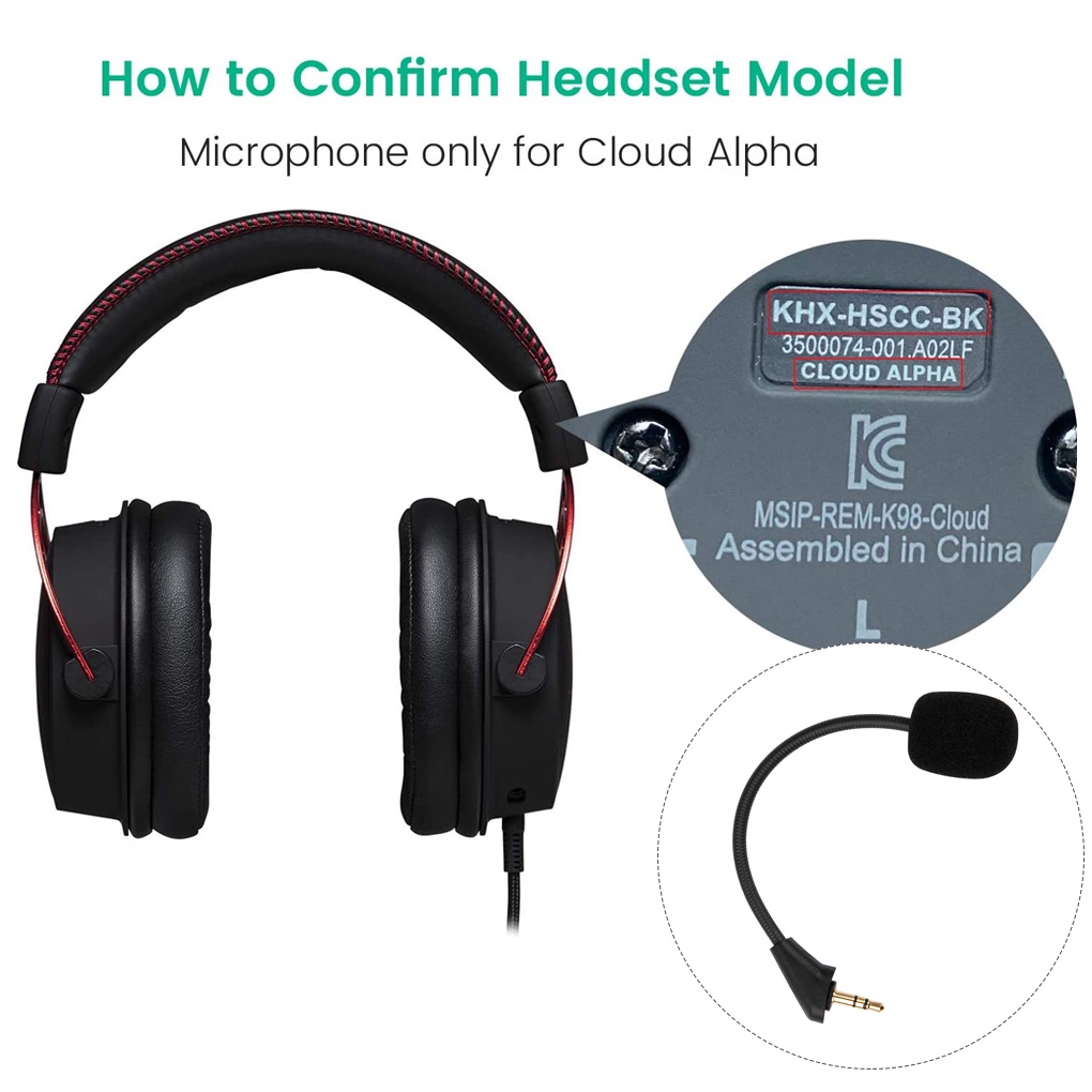 Gaming Headset Microphone Desktop PC Removable 3.5mm Headphone Mic