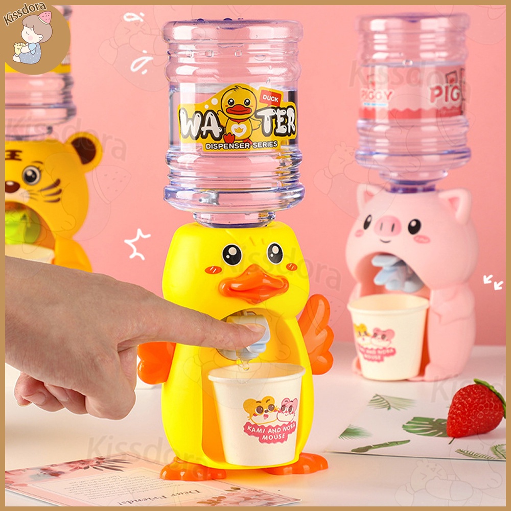 KD【COD】 Water dispenser toy cute animal shape mini Water Dispenser