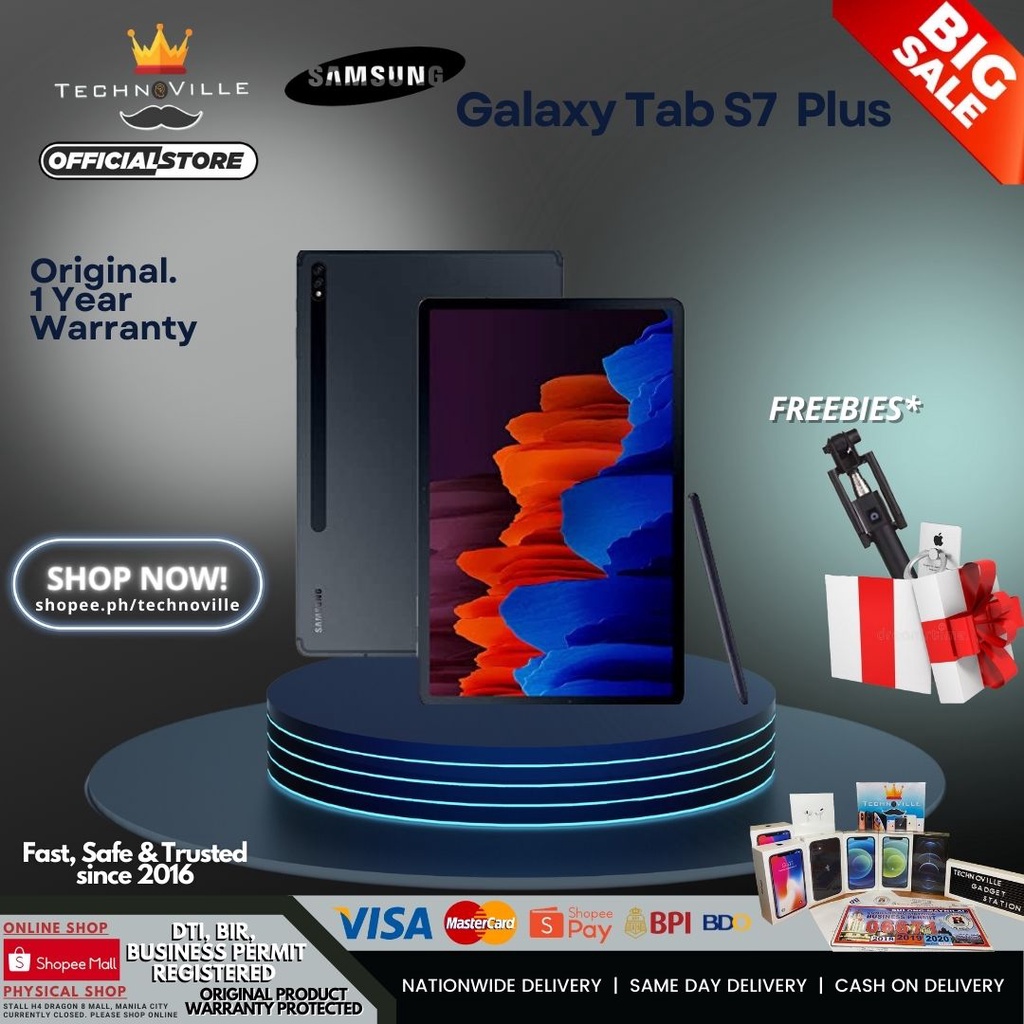 galaxy tab s7+ 8GB/256GB black（Samsung Galaxy Tab S7）